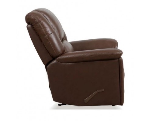 Plush Tavern Brown Perfect Match Gliding Recliner