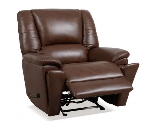 Plush Tavern Brown Perfect Match Gliding Recliner