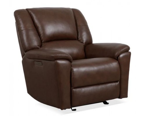 Plush Tavern Brown Perfect Match Power Gliding Recliner with Power Headrest & Lumbar