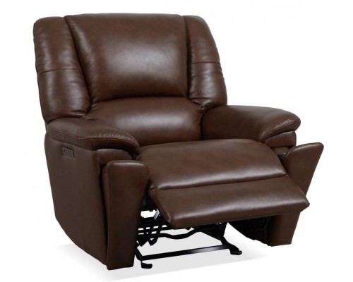 Plush Tavern Brown Perfect Match Power Gliding Recliner with Power Headrest & Lumbar