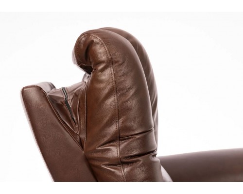 Plush Tavern Brown Perfect Match Power Gliding Recliner with Power Headrest & Lumbar