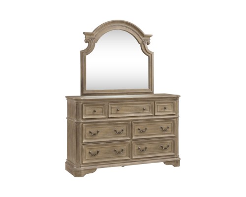Magnolia Manor Bisque Dresser & Mirror