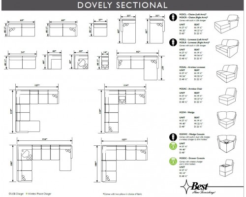 Dovely Sectional 
