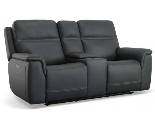 Sawyer Power Reclining Loveseat with Console and Power Headrests and Lumbar