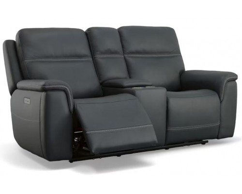 Sawyer Power Reclining Loveseat with Console and Power Headrests and Lumbar