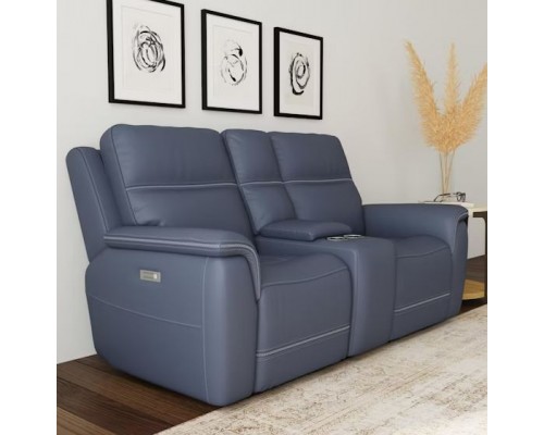 Sawyer Power Reclining Loveseat with Console and Power Headrests and Lumbar