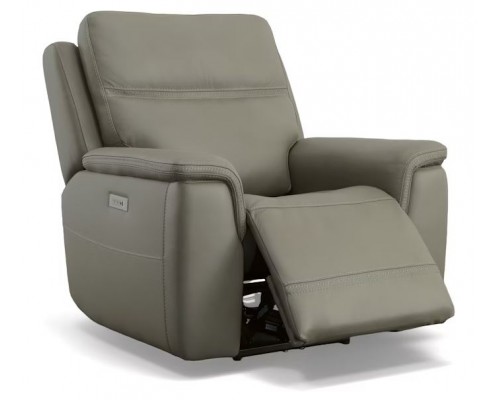Sawyer Power Recliner with Power Headrest and Lumbar Taupe