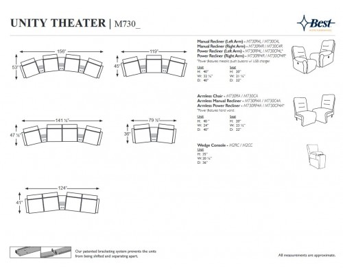 Unity Home Theater Seating